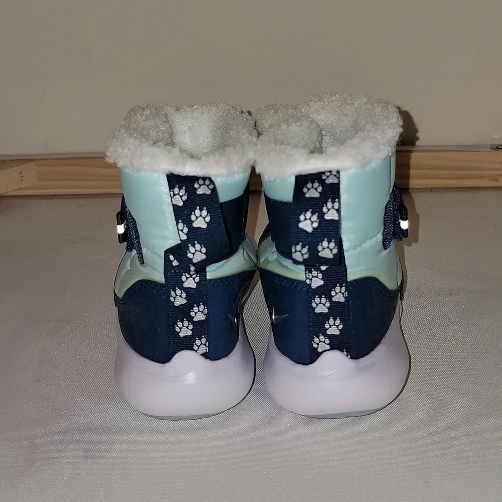 Nike Flex Advantage SE Boots • Sizes 13.5, 1, 2 Kids Shoes • Blue / Silver • New